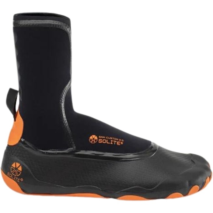 2024 Solite 5mm Botas De Neopreno Custom 2.0 21007 - Black /Naranja